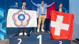 Shania Colombo (rechts) holt an den WorldSkills im Bereich Restaurant Service die Bronzemedaille für die Schweiz. (Bild: SwissSkills, Tatjana Schnalzger)